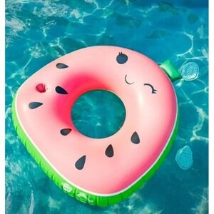 BigMouth x Squishmallows Wanda The Watermelon Pool Float w/Built-In Cupholder